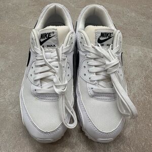 Nike Air Max 90 White and Black Sneakers